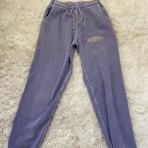 rare madhappy purple sweatpants